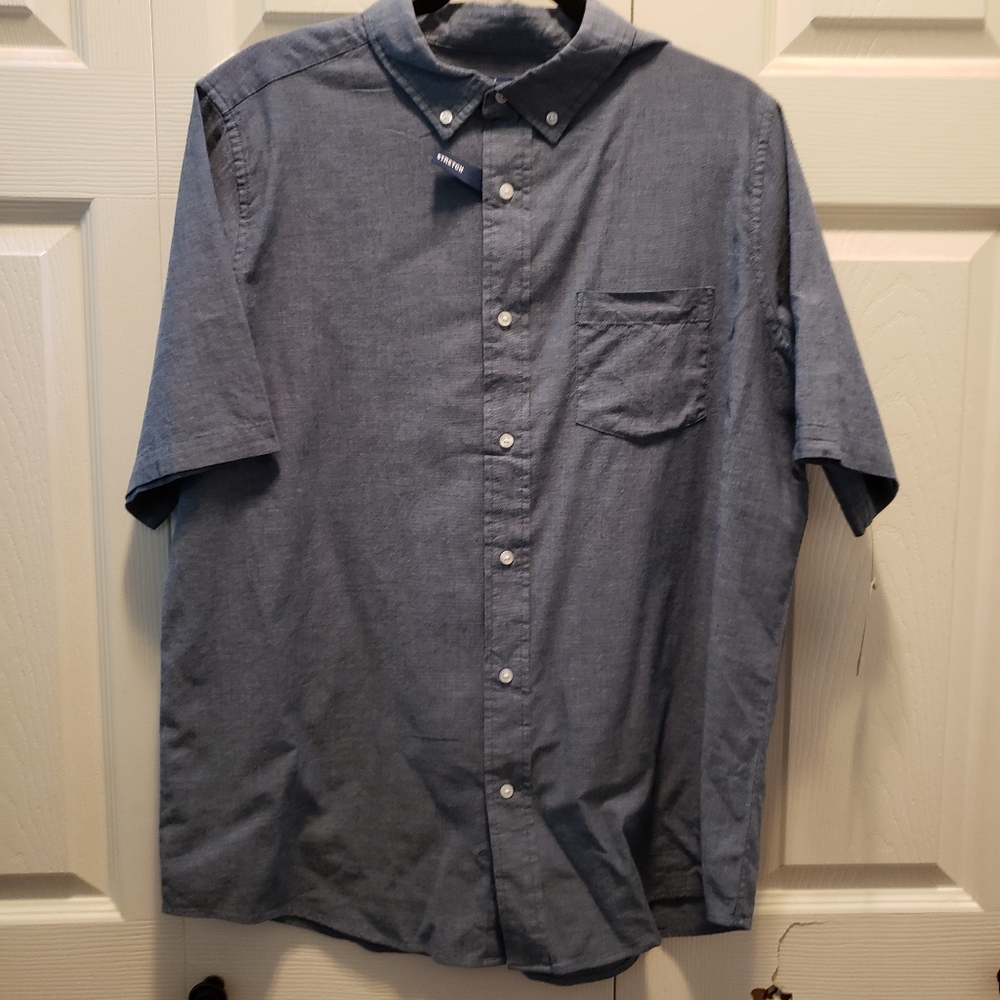 George Class Stretch Fit Short Sleeve Shirt L